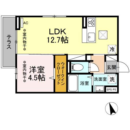 【間取り】 | Ｄ－ＲＯＯＭグランデフォンテーヌ