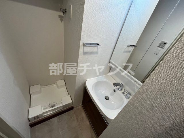 エスリードレジデンス上前津フロントの独立洗面台|朝の身支度には欠かせない独立洗面化粧台