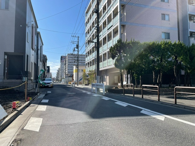 江東区亀戸9丁目　10期　建築条件付き売地の前面道路含む現地写真|2024年3月撮影