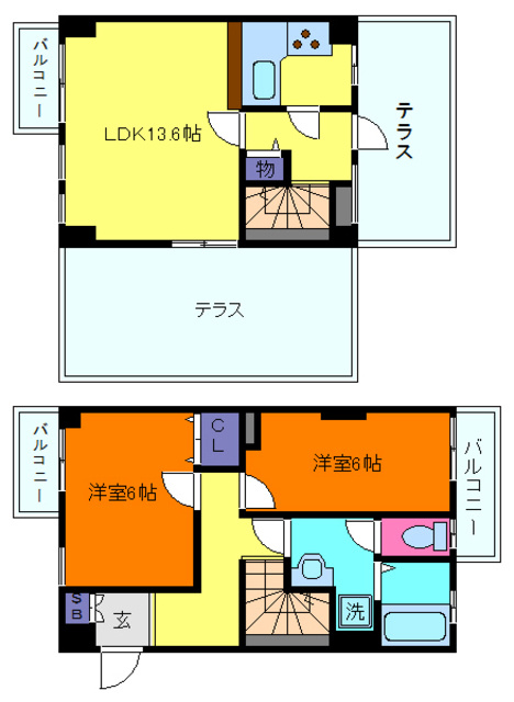りりぱっとはうすの間取り