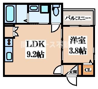 【間取り】 | ルミエール若江岩田