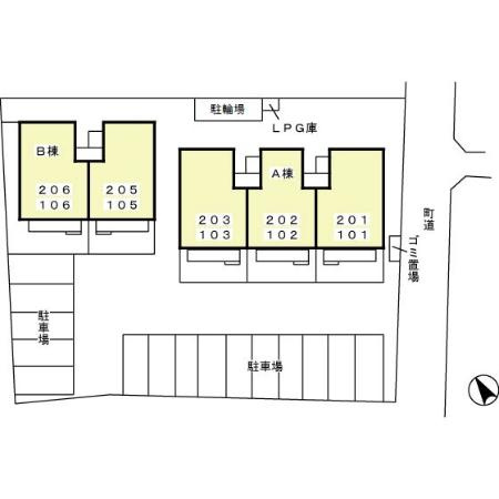 カーサ・リベルテ Ａの駐車場