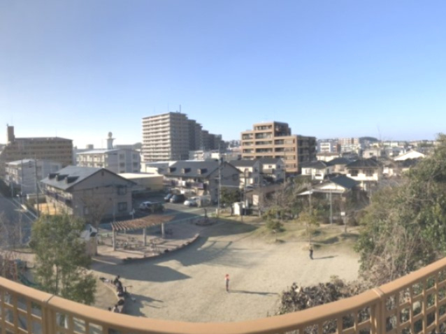 福岡市東区和白東一丁目戸建の展望|ウッドデッキからの眺めです！