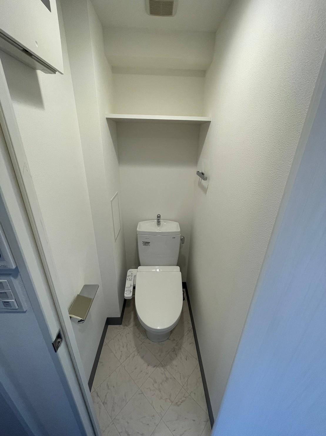 大阪市城東区今福西２丁目の賃貸マンションのトイレ