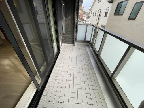 熊本市中央区京町２丁目の賃貸マンションのバルコニー