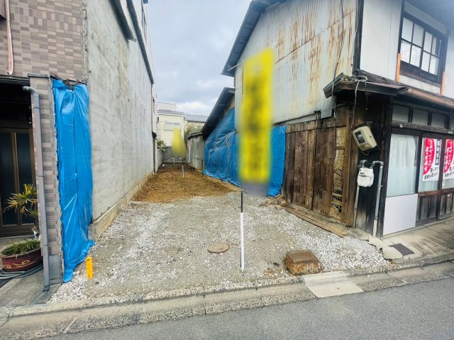 谷口園町　建築条件付土地の外観