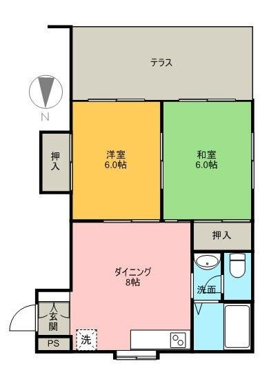 【間取り】 | メゾンカラタチ
