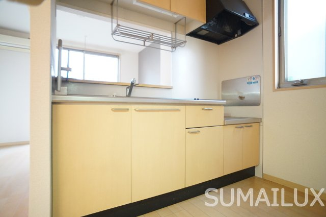 熊本市中央区新屋敷２丁目のアパートのキッチン