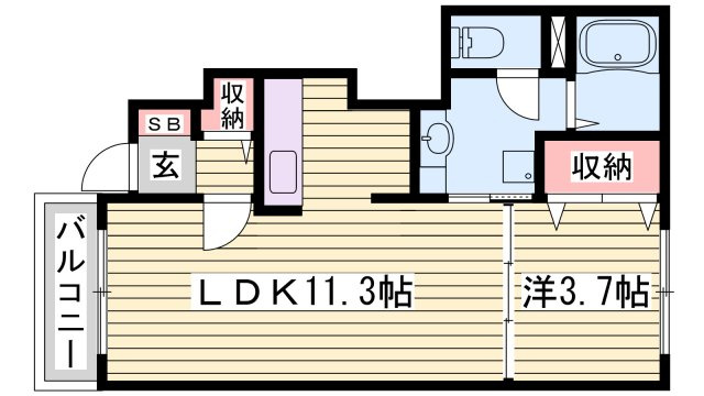 ブルースカイの間取り