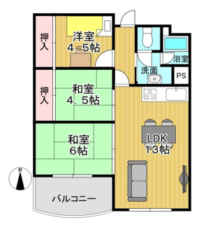 【間取り】 | シャトウ高槻