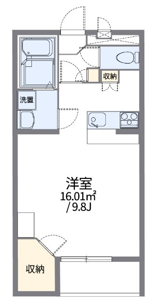 レオパレスコスモスカイの間取り