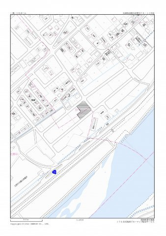 赤穂市砂子分譲地の地図