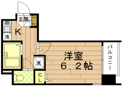 プレサンス京都駅前Ⅱの間取り