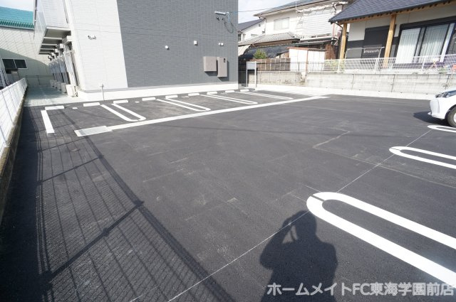 熊本市東区小山２丁目のアパートの駐車場