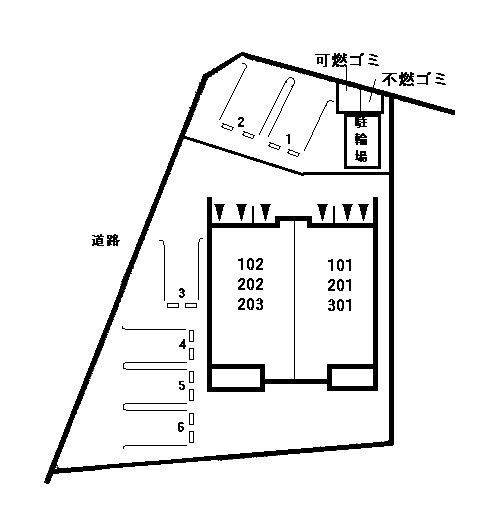 フォンテ泉田　　　刈谷市の賃貸ならクラスホーム刈谷店の駐車場
