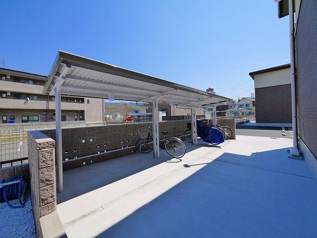 グランディールＢ　（小瀬町）のその他共用部分|駐輪場です