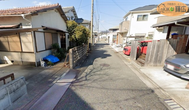 高砂市今市２丁目　土地の前面道路含む現地写真|前面道路です。