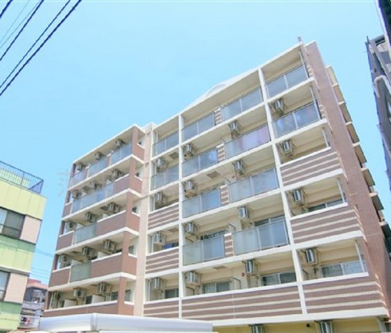 セントパレス大鳥居の外観|2007年3月築　RC鉄筋コンクリート造地上6階建て1K～1LDK総戸数37戸の分譲賃貸マンション　東京都大田区東糀谷4丁目　京急空港線大鳥居駅最寄り