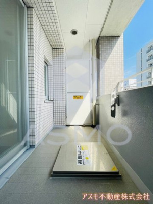 【バルコニー】 | 西天満レジデンス | 同マンション別部屋参考写真