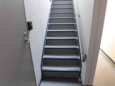 【その他共用部分】 | ドメーヌ上新庄 | 建物内の共用階段です