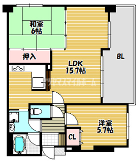 【間取り】 | エスリード鴻池