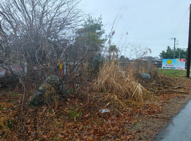 下野市紫字辰谷の前面道路含む現地写真