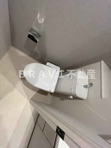 ルフォンプログレ堺筋本町タワーレジデンス BRAVI不動産のトイレ|コンパクトで使いやすいトイレです