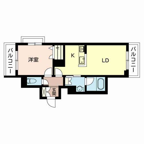 メゾンソラーレの間取り