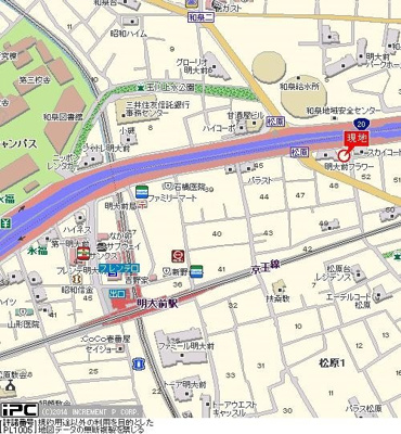 【地図】 | 菱和パレス明大前壱番館