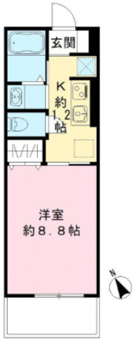 ＦＡＩＲＦＩＥＬＤ　ＣＯＴＴＡＧＥの間取り