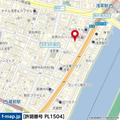 【地図】 | サンスタレ浅草