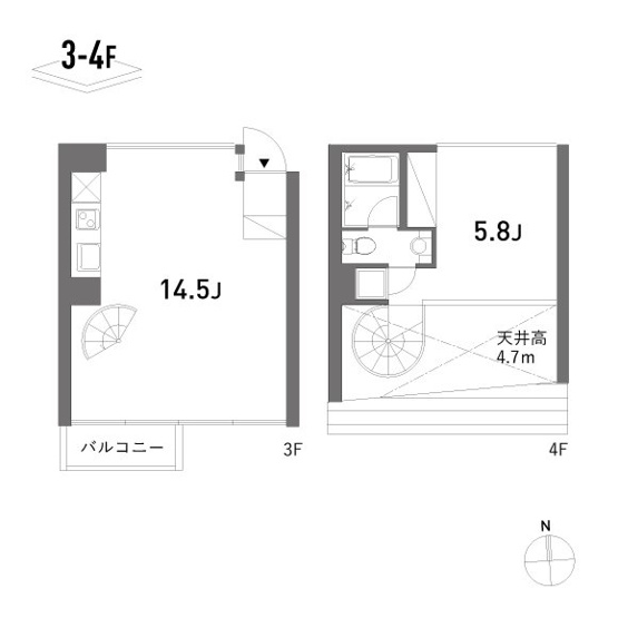 【間取り】 | APARTMENT O2  