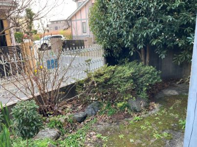 【庭】 | 岡崎邸 | 3月末撮影