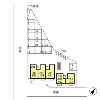 【駐車場】 | ヴィラ・ベルデベル A