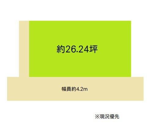 橋本市古佐田３丁目　土地の土地図