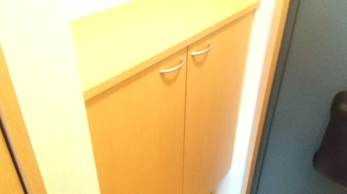 セジュール野口の玄関|シューズボックス