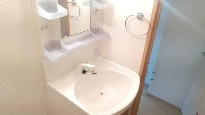 セジュール野口の洗面所|洗髪洗面化粧台