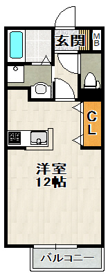 ミリカルブラⅡの間取り