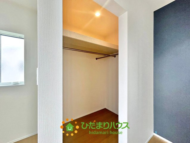 杉戸町堤根　新築一戸建て　03　クレアスタウンの収納|タンスいらずのWIC完備！衣替えも不要です。