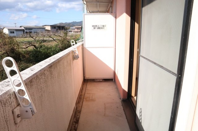 ナースヒル青華のバルコニー