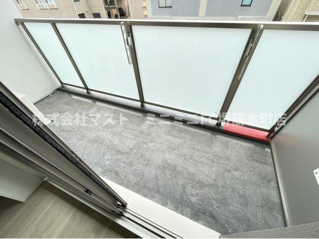 セレニテ天六ミラクのバルコニー