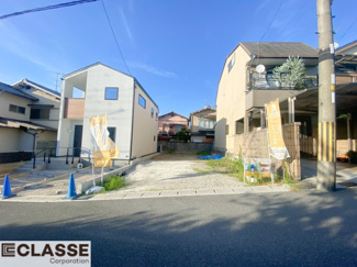 【前面道路含む現地写真】 | 宇治市木幡檜尾2区画B号地　売土地　建築条件無し