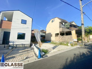 【前面道路含む現地写真】 | 宇治市木幡檜尾2区画B号地　売土地　建築条件無し