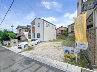 【前面道路含む現地写真】 | 宇治市木幡檜尾2区画B号地　売土地　建築条件無し