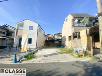 【前面道路含む現地写真】 | 宇治市木幡檜尾2区画B号地　売土地　建築条件無し