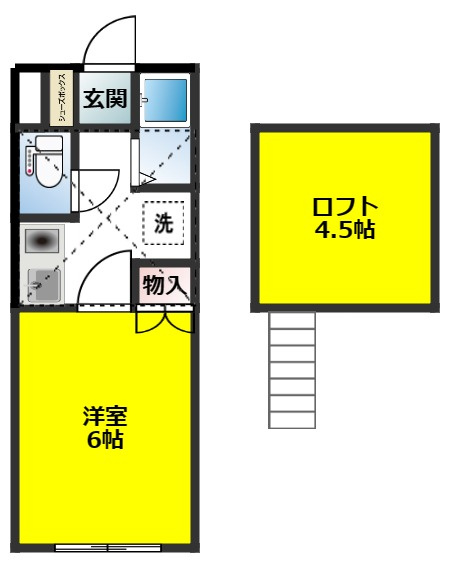 メゾンアキの間取り