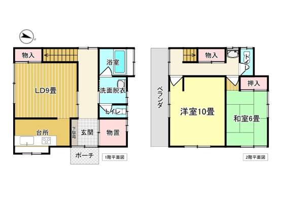 【間取り】 | 伊東市鎌田　戸建 | 図面と現況が相違する場合は現況優先と致します。