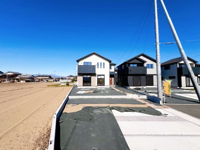 太田市新田赤堀町1期　新築住宅 1号棟の外観
