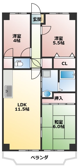 サンブリッジの間取り