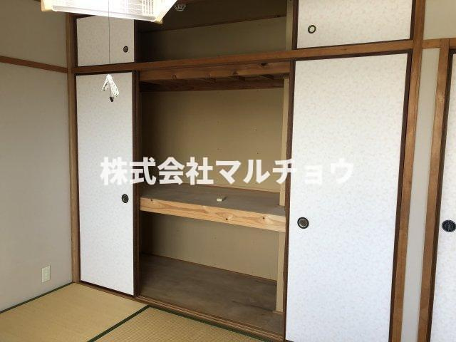 衣笠キャスルハイツの収納|専用の収納スペースです